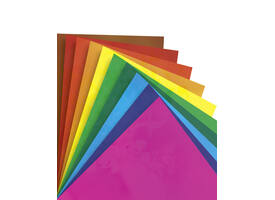 Raamfolie Folia 23x33cm 10 vel 10 kleuren
