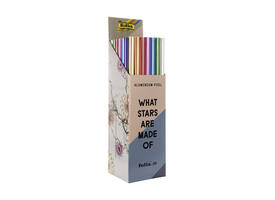 Knutselfolie Folia 50x78cm 50 rollen assorti