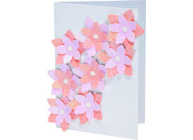Glitterkarton Folia 50x70cm 300gr 5 vel classic assorti