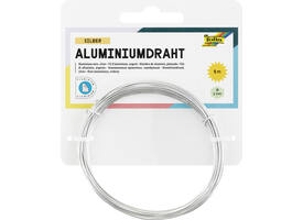 Aluminiumdraad Folia 1mmx5m zilver