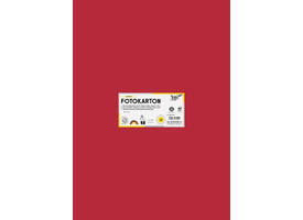 Fotokarton Folia 300gr 50x70cm 20 vuurrood