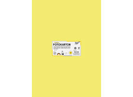 Fotokarton Folia 300gr 50x70cm 12 citroengeel