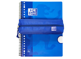 Pennenetui Oxford rechthoek blauw