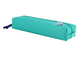 Pennenetui Oxford rechthoek turquoise