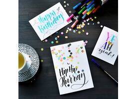 Brushpen edding 1340 Happy Lettering assorti set à 9 stuks