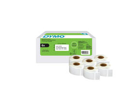 Etiket Dymo LabelWriter adressering 25x54mm 6 rollen á 500 stuks wit