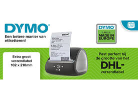 Etiket Dymo LabelWriter 5XL verzendlabel 102x210mm 6 rollen á 140 stuks wit