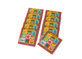 Vouwkartons vierkant 16x16cm 105gram assorti 40 vel