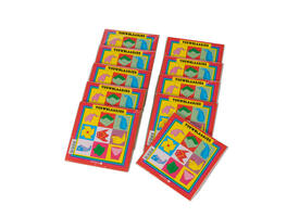 Vouwblaadjes vierkant 20x20cm 65gram assorti 90 vel