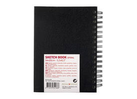 Schetsboek Talens Art Creation 80 vel 110gr 140x210mm spiraal zwart