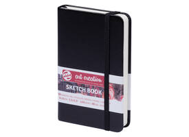 Schetsboek Talens Art Creation 80 witte vellen 140gr 90x140mm zwart