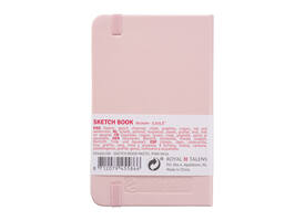Schetsboek Talens Art Creation 80 witte vellen 140gr 90x140mm roze