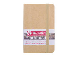 Schetsboek Talens Art Creation 80 witte vellen 140gr 90x140mm kraft