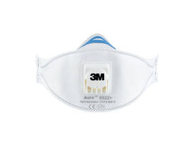 Stofmasker 3M Aura voor schuren 9322 FFP2 met ventiel 2 stuks