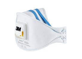 Stofmasker 3M Aura voor schuren 9322 FFP2 met ventiel 2 stuks