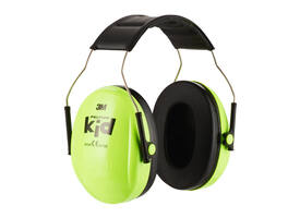 Oorkap 3M Peltor voor kinderen  H510AK (87-98 dB) neongroen