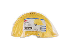 Veiligheidshelm 3M 53-62cm Uvicator en pinverstelling geel