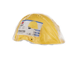 Veiligheidshelm 3M 53-62cm Uvicator en pinverstelling geel