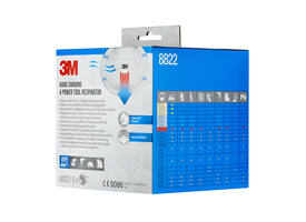 Stofmasker 3M voor schuren 8822 FFP2 met ventiel 5 stuks