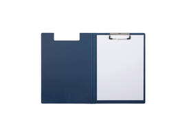 Klembordmap MAULbalance A4 versterkt karton rug 8mm blauw