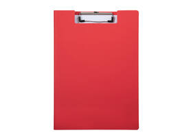 Klembordmap MAULbalance A4 versterkt karton rug 8mm rood