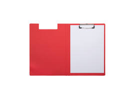 Klembordmap MAULbalance A4 versterkt karton rug 8mm rood