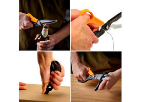 Schaar Fiskars Cuts+More Titanium multifunctioneel zwart