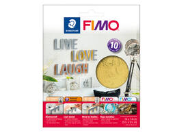 Bladmetaal Staedtler Fimo 8781 14x14cm goud 10 vel