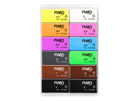 Klei Fimo effect colour pak à 12 neon kleuren