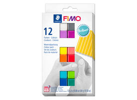 Klei Fimo soft colour pak à 12 briljante kleuren