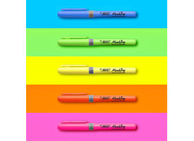 Markeerstift Bic grip Highlight your life assorti blik à 15 stuks