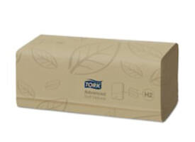 Handdoek Tork H2 Xpress Advanced multifold 2-laags 213x240mm 21x180 vel naturel 130299
