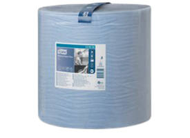 Poetspapier Tork W1 Plus Premium 2-laags 1500 vel blauw 130050