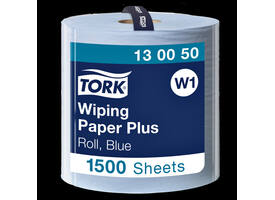 Poetspapier Tork W1 Plus Premium 2-laags 1500 vel blauw 130050