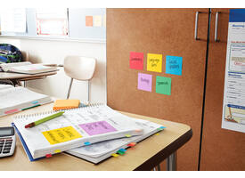 Memoblok Post-it 654 Super Sticky 76x76mm ultrageel 12 stuks