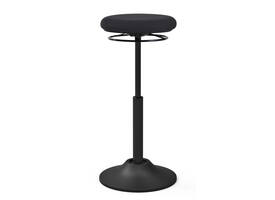 Zit-sta kruk Euroseats Mango zwart