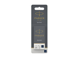 Inktpatroon Parker Quink blauwzwart blister à 5 stuks