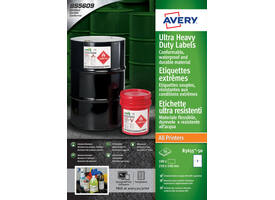 Etiket Avery B3655-50 148x210mm polyethyleen wit 100 stuks
