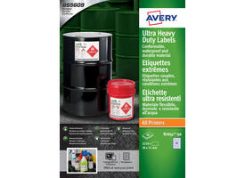 Etiket Avery B7651-50 38x21mm polyethyleen wit 3250 stuks