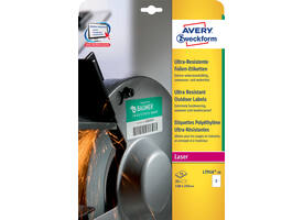 Etiket Avery L7916-10 210x148mm polyethyleen wit 20 stuks