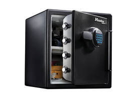 Kluis MasterLock brandvrij en waterdicht electronisch combi-slot XL zwart ZA43