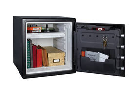 Kluis MasterLock brandvrij en waterdicht electronisch combi-slot XL zwart ZA43