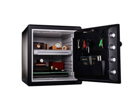 Kluis MasterLock brandvrij en waterdicht electronisch combi-slot XL zwart ZA43