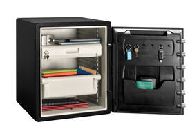 Kluis MasterLock brandvrij en waterdicht electronisch combi-slot XXL zwart ZA62
