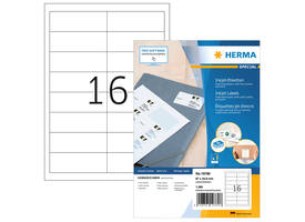 Etiket HERMA 10780 97x33.8mm wit 1280 stuks