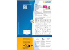 Etiket HERMA 10780 97x33.8mm wit 1280 stuks