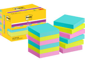 Memoblok Post-it 622 Super Sticky 47,6x47,6mm Cosmic 12 stuks