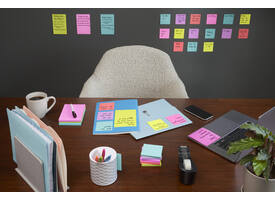 Memoblok Post-it 622 Super Sticky 47,6x47,6mm Cosmic 12 stuks