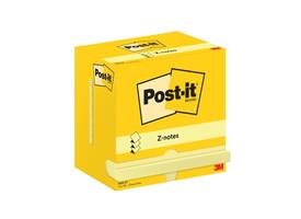 Memoblok Post-it Z-Note R350 76x127mm geel 12 stuks