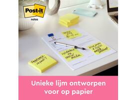 Memoblok Post-it Z-Note R330 76x76mm canary yellow 12 stuks